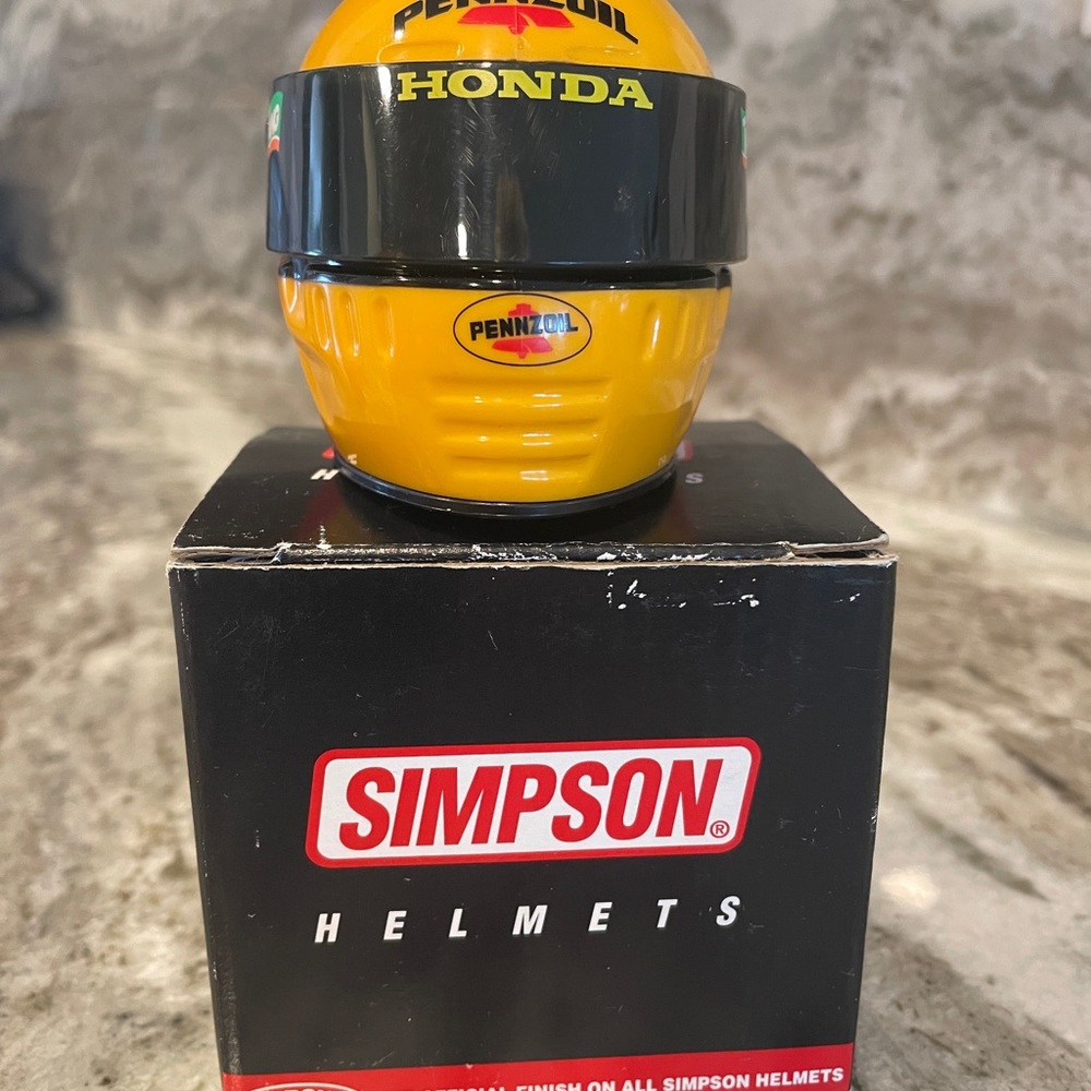 Gil De Ferran Helmet Racing-Indy Penzoil Honda Miniature Simpson